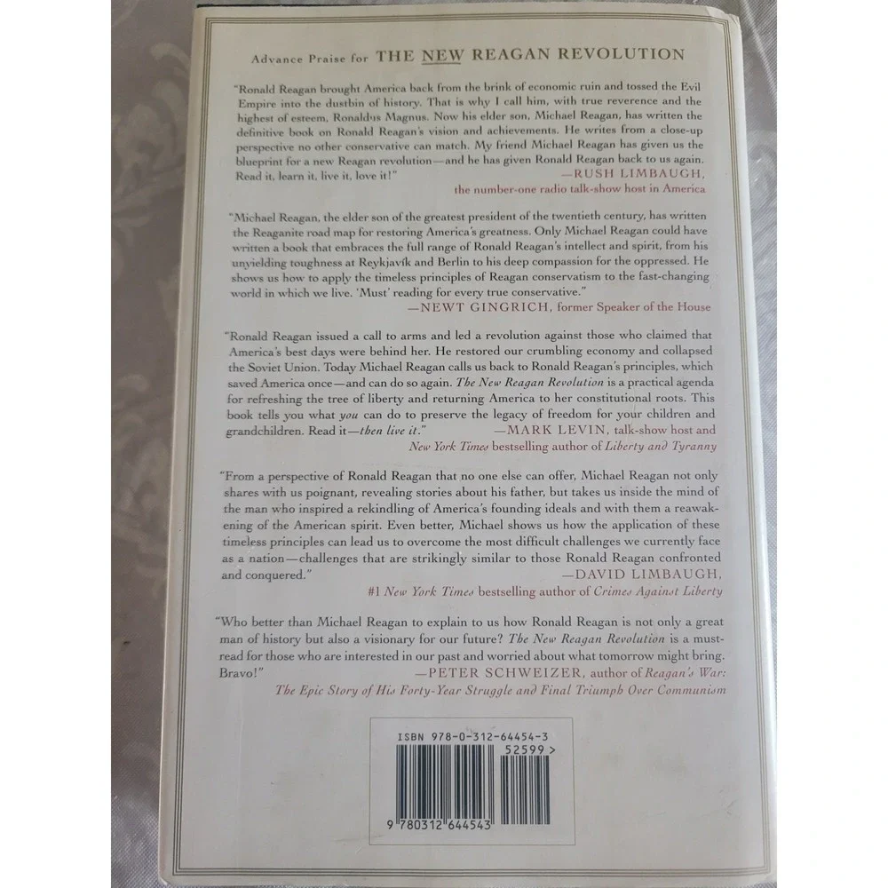 SIGNED book- The new Reagan Revolution‎